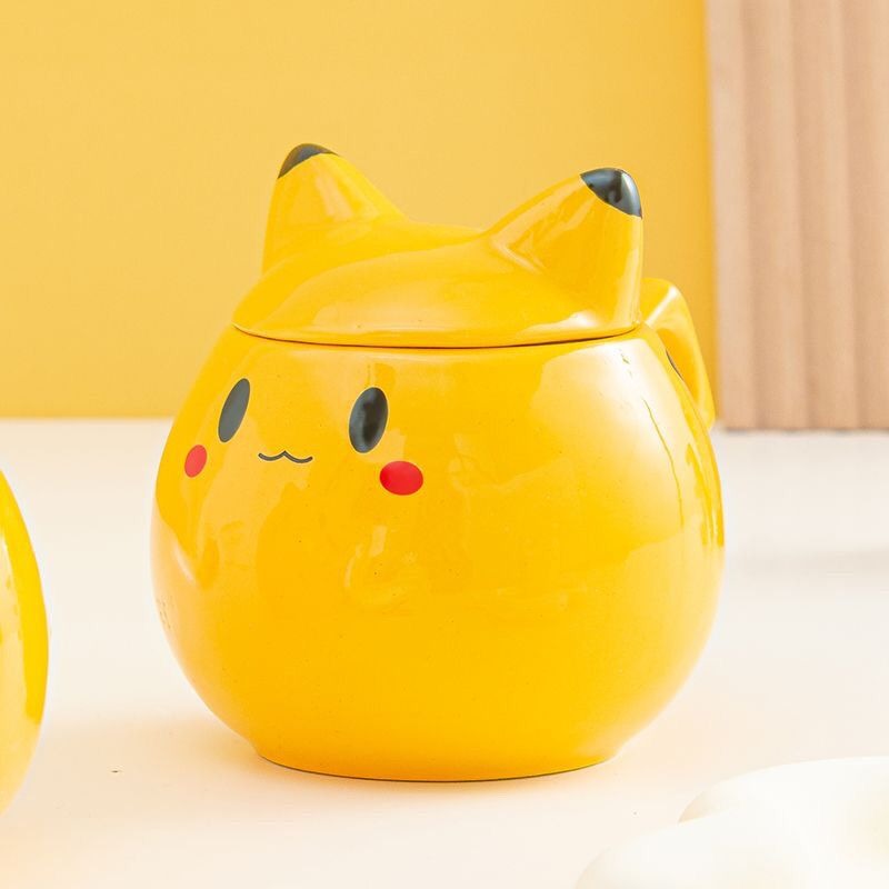 Anime Merchandise Mugs - Creative Pikachu 360ML House Ceramic Mug