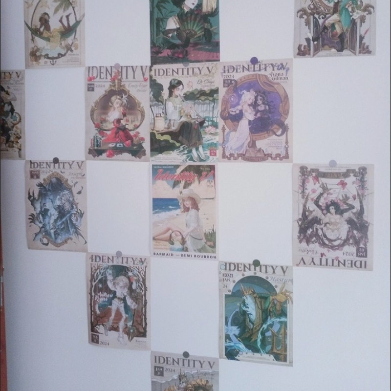 Anime Related Merchandise - Identity V series game poster A4-sized