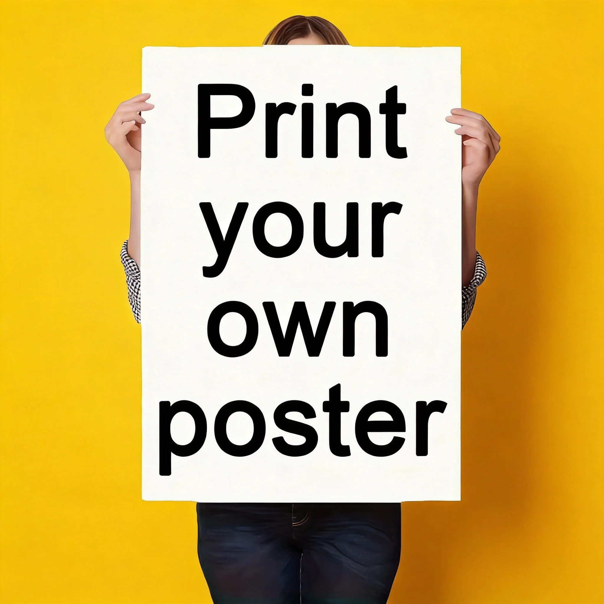 Art Print Framed - Personalization Blank Customizable Canvas Painting Living