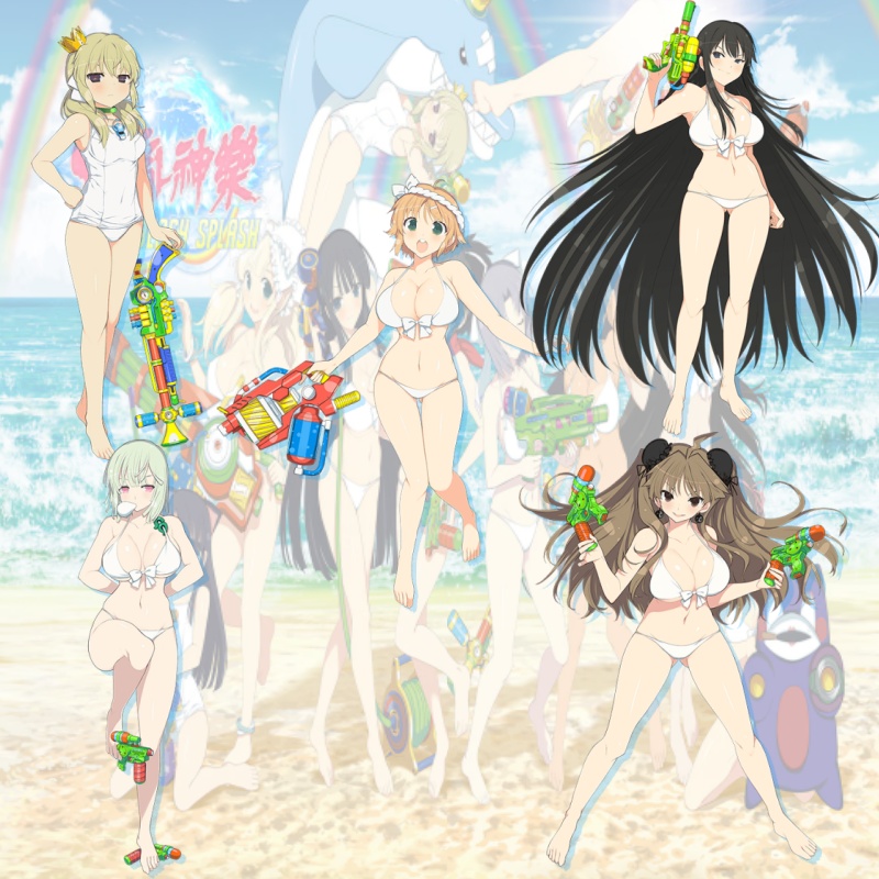 Anime Merchandise Dress - Senran Kagura Acrylic Stand Keychain Japanese