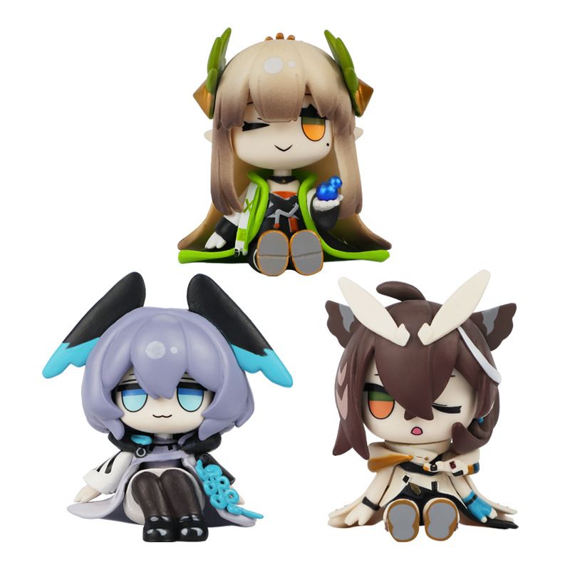 Anime Related Merchandise - Sitting posture figurines, game series related