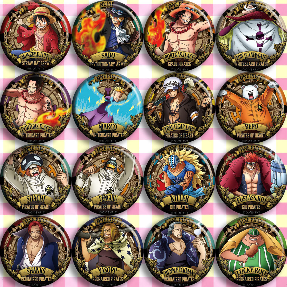 ONEPIECE Anime Badge C Style L - Luffy Anime Merchandise 评论和价格