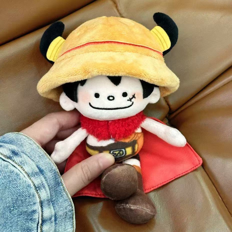 15CM Anime One Piece Plush Dol - Luffy Anime Merchandise 评论和价格