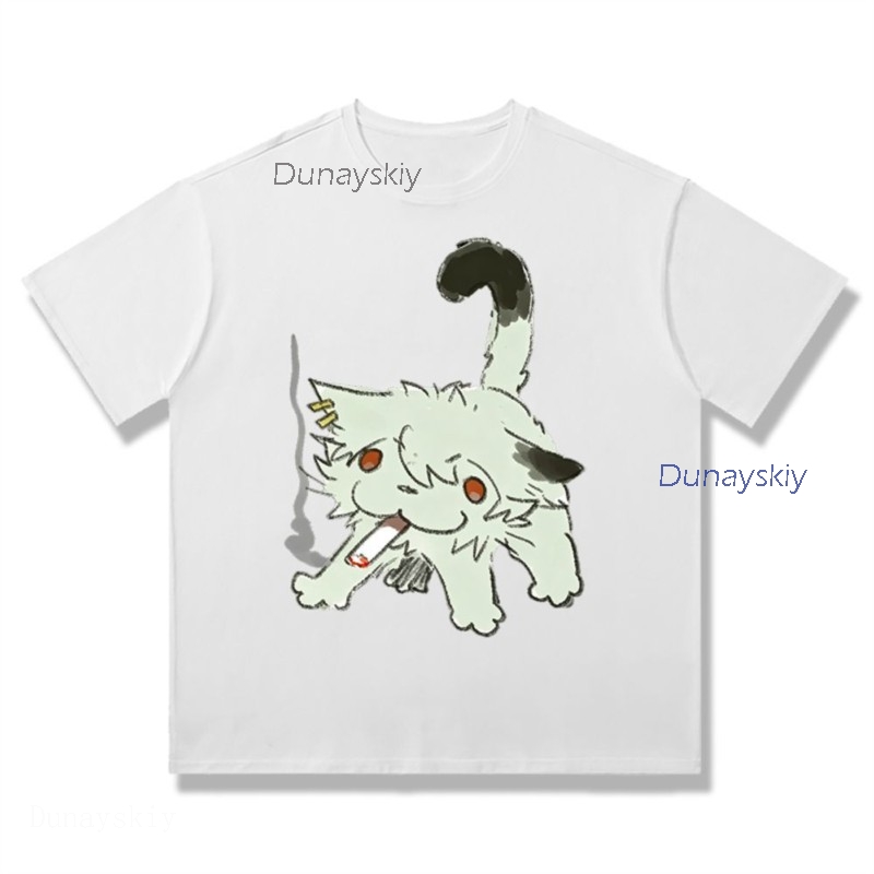 YesOk Chainsmoker Cat Yaniko S - Anime Merchandise Shirt 评论和价格