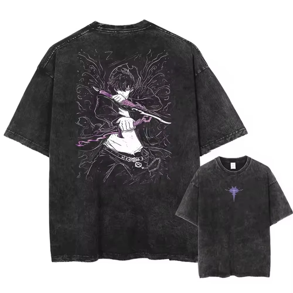 Washed Anime Solo Leveling Gra - Anime Merchandise Solo Leveling 评论和价格