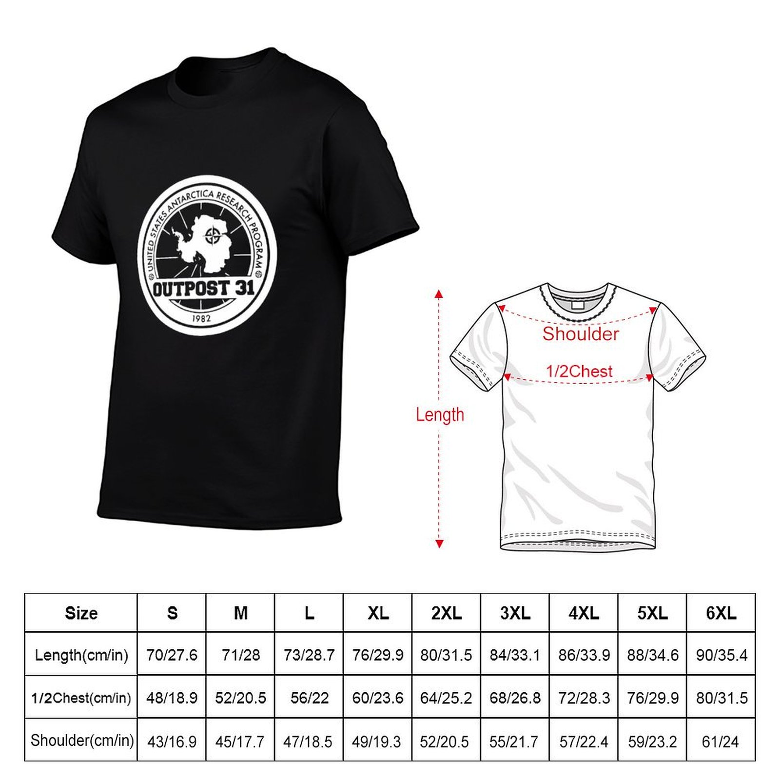 Outpost 31 Logo MERCHANDISE T- - Anime Merchandise Shirt 评论和价格