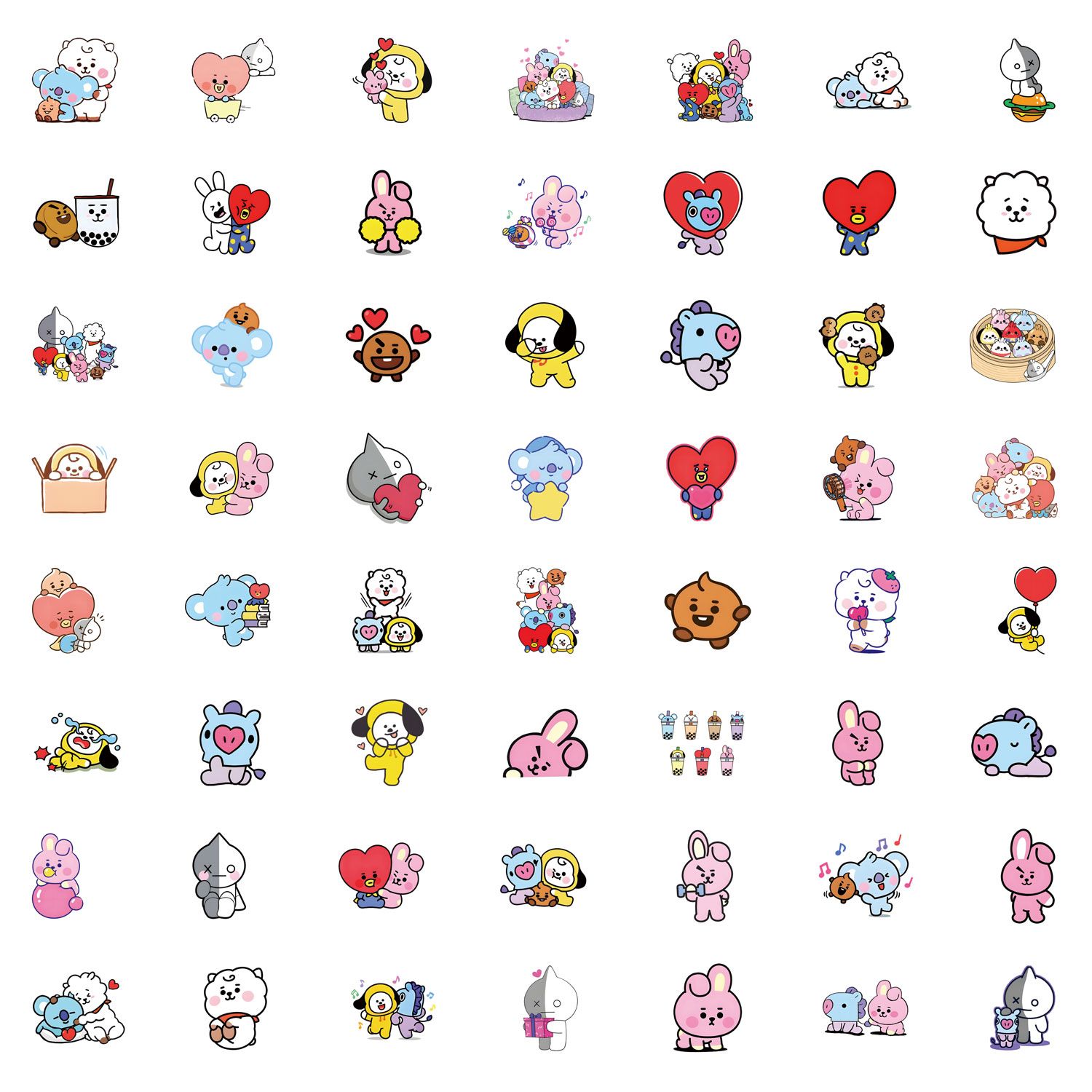 BT21 anime merchandise cartoon - Anime Merchandise Mugs 评论和价格
