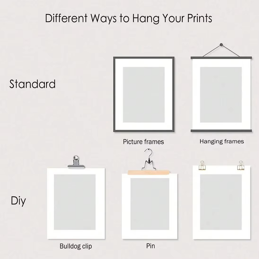 6pcs/set Custom Canvas Printin - Art Print Framed 评论和价格