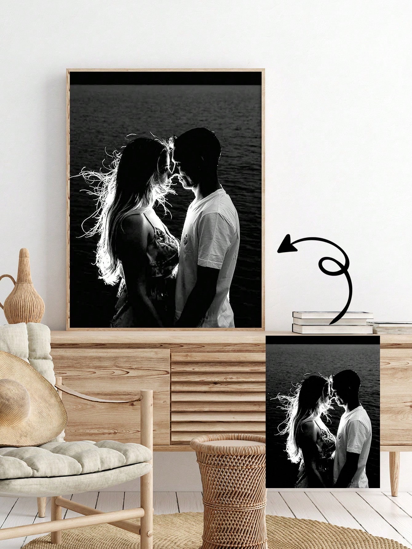 1 Personalized Photo Custom Ca - Art Print Framed 评论和价格
