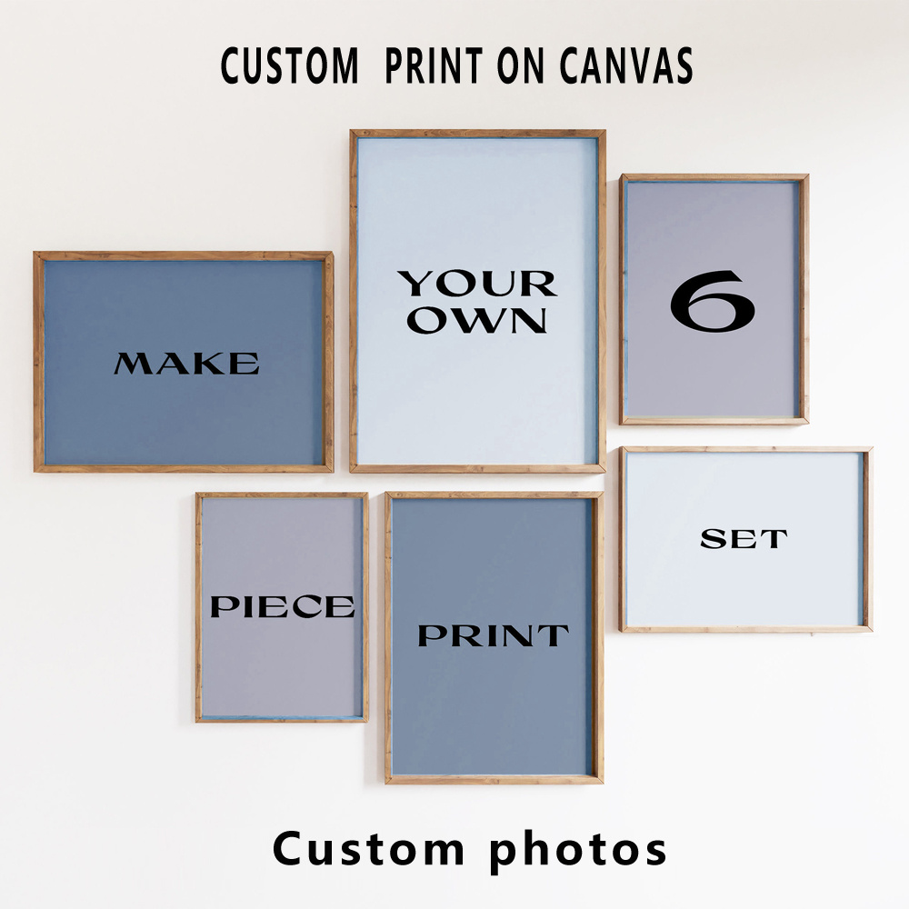 6pcs/set Custom Canvas Prints  - Art Print Framed 评论和价格