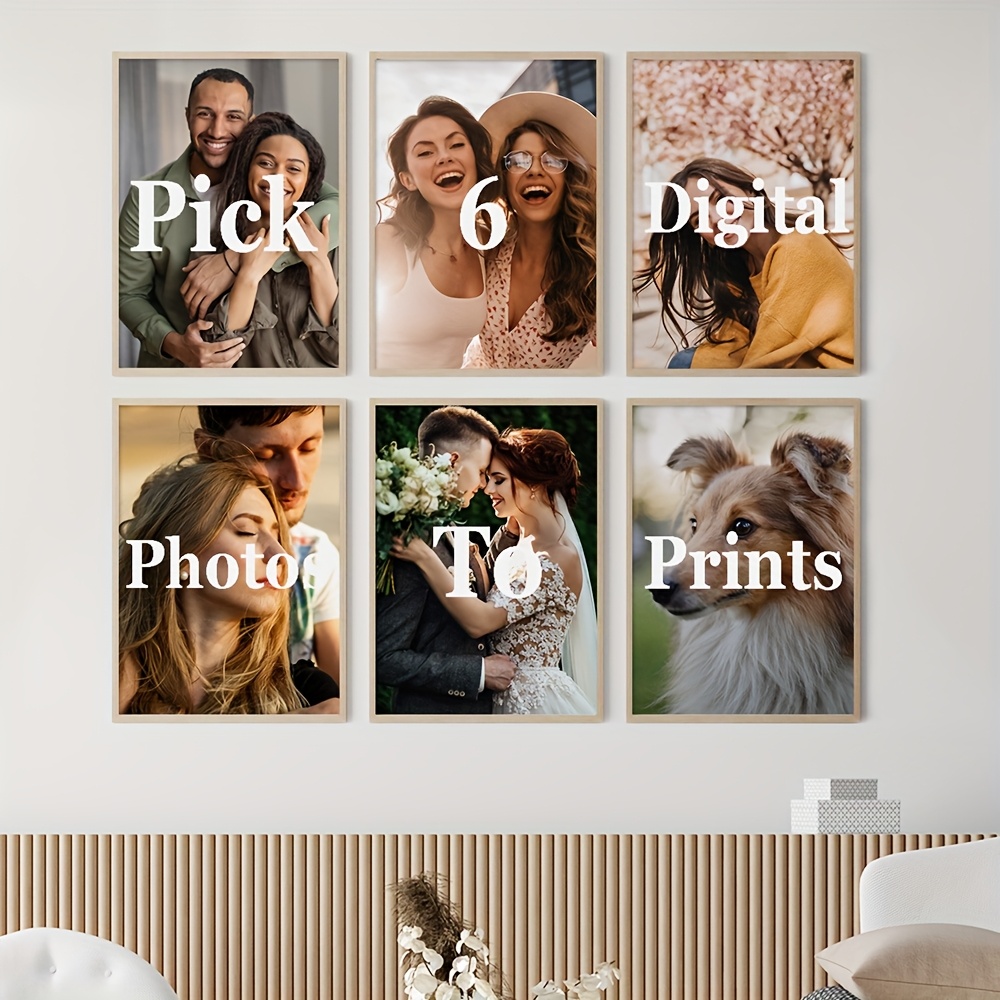 6pcs/set Custom Canvas Prints  - Art Print Framed 评论和价格
